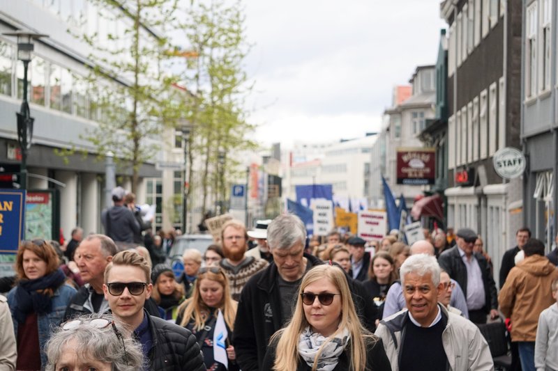 1. maí 2019 - Kröfuganga