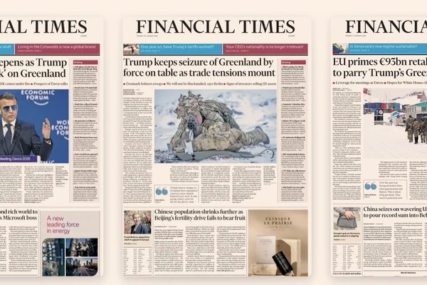 Financial Times forsíður