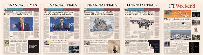 Financial Times forsíður