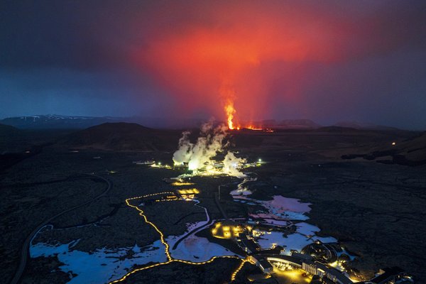 Eldgos, Svartsengi, Bláa Lónið