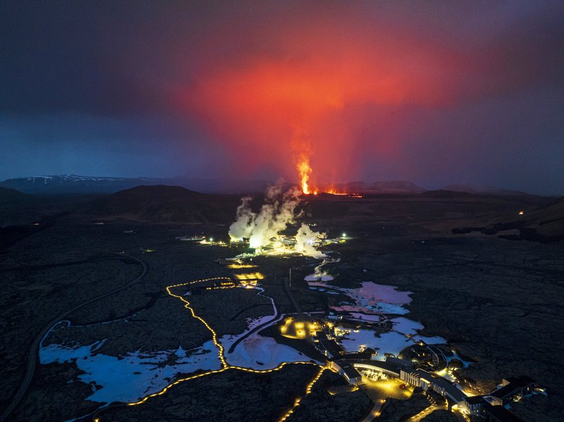 Eldgos, Svartsengi, Bláa Lónið